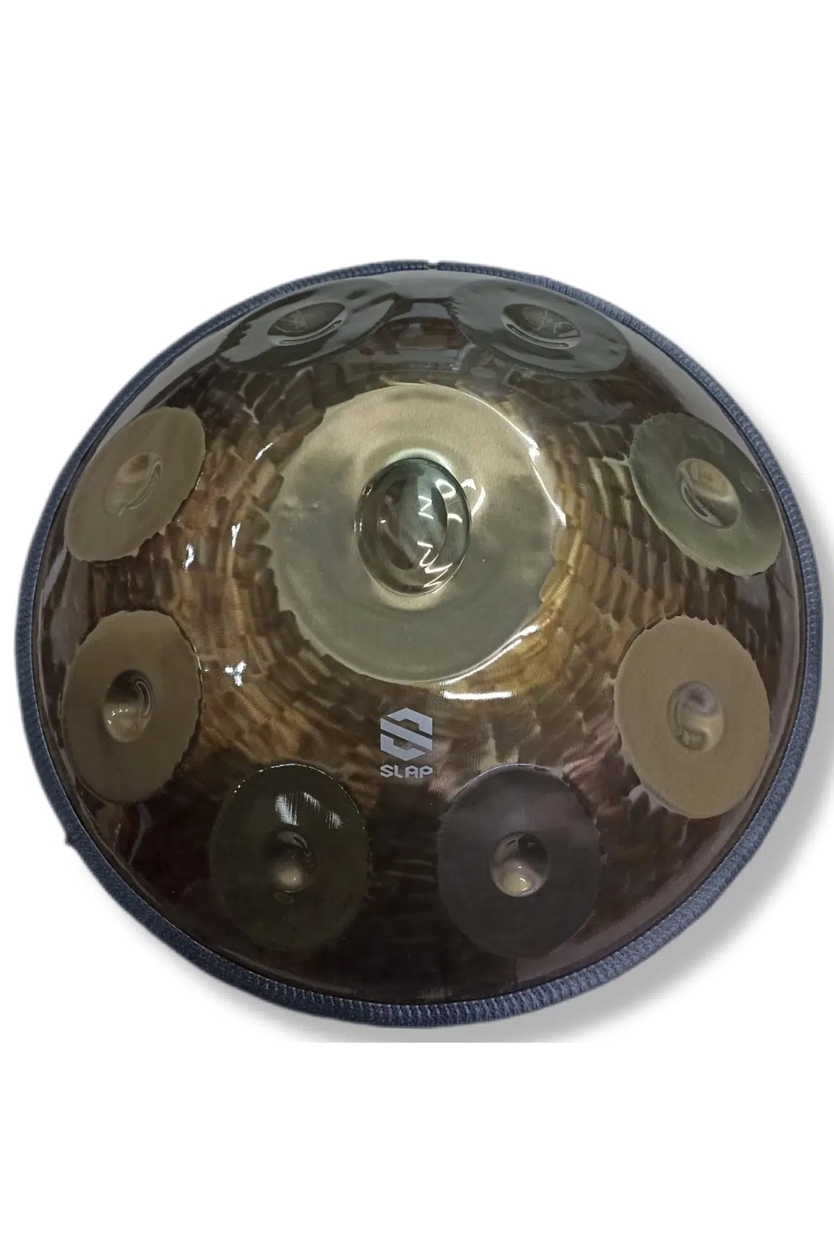 FT-43 Slap Handpan Seti | 9 Nota, Re Minör,Kılıf, Bakım Yağı, Renkli Koruyucu Kuşak