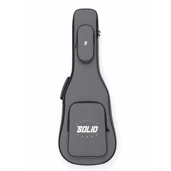 Solid Case Elektro Gitar Premium Gigbag (Gri)