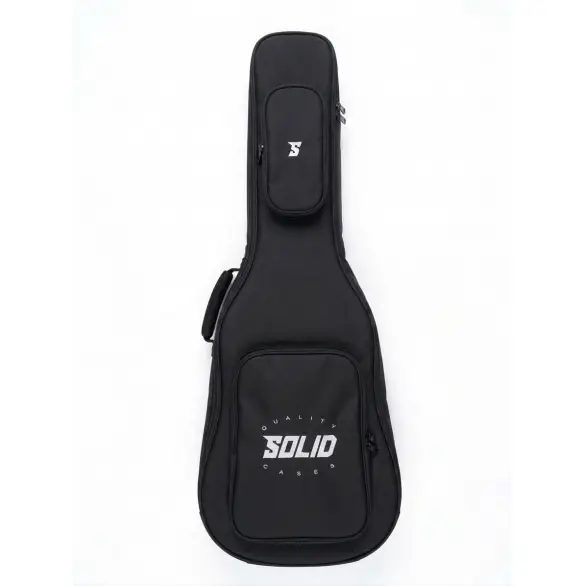 Solid Case Elektro Gitar Premium Gigbag (Siyah-Gri)