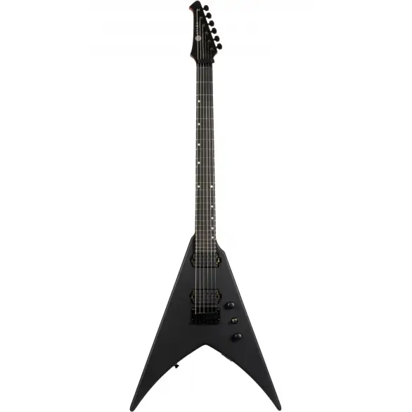 Spira V-400 MBK Flying V Elektro Gitar (Black)