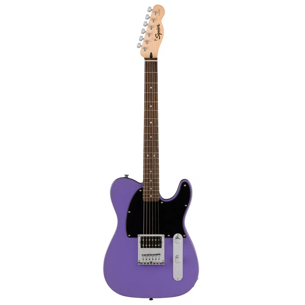 Squier 0373551517 Sonic Esquire H Elektro Gitar Ultraviolet (Başlangıç) | Laurel Klavye, Tek Humbucker Manyetik, Ergonomik Modern Kasa