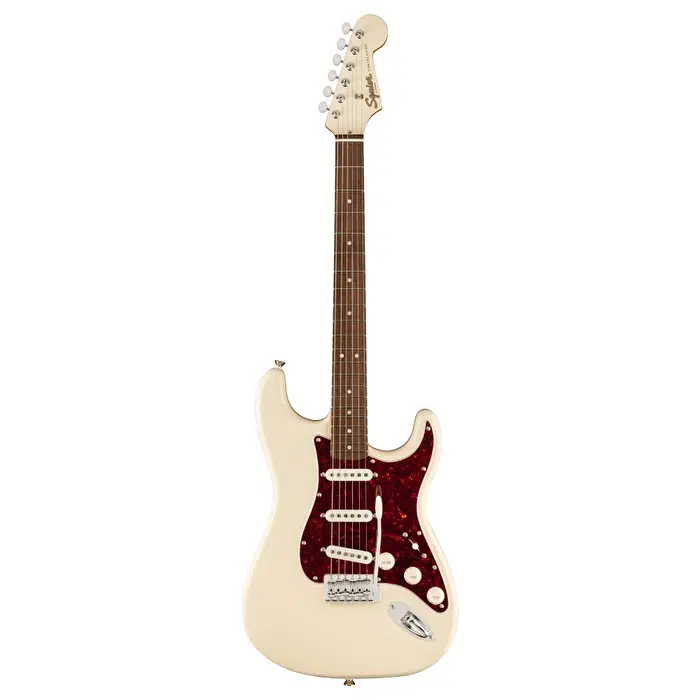 Squier 0374014505 Limited Edition Classic Vibe '60s Stratocaster (Olympic White) | Olimpiyat Beyazı Eşleşen Kafa Rengi ve Vintage Ton