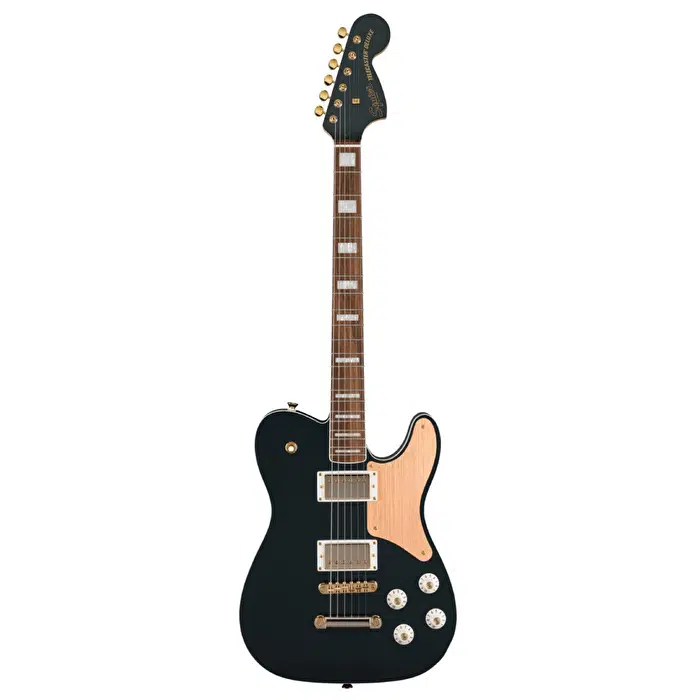 Squier 0377027546 Limited Edition Paranormal Troublemaker Telecaster Deluxe Elektro Gitar (cadillac Green - Laurel Klavye) | Alternatif Seri Çift Humbucker Ve Lüks Altın Donanım