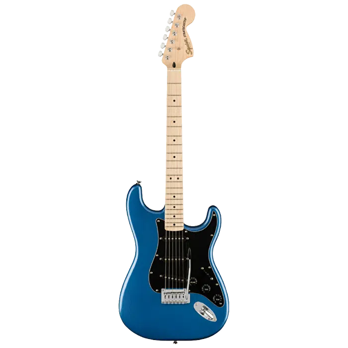 Squier 0378003502 Affinity Stratocaster Elektro Gitar (Lake Placid Blue) | Akçaağaç Klavye Mavi Renk ve İnce C Sap Profili