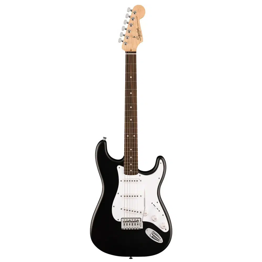 Squier 0379600506 Debut Series Stratocaster Elektro Gitar (black) | Laurel Klavye, Üçlü Single-coil Manyetik Dizilimi Ve İnce Sap Profili