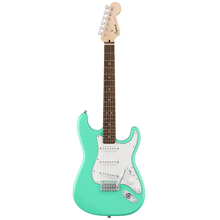 Squier 0379600549 Debut Stratocaster Elektro Gitar (Sea Foam Green) | Deniz Köpüğü Yeşili Hafif Gövde ve Rahat Çalım