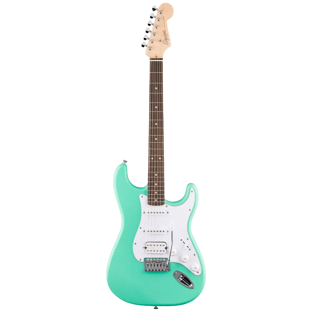 Squier 0379610549 Debut Stratocaster HSS Elektro Gitar (Sea Foam Green) | Deniz Köpüğü Yeşili HSS Manyetik Dizilimi ve İnce Gövde