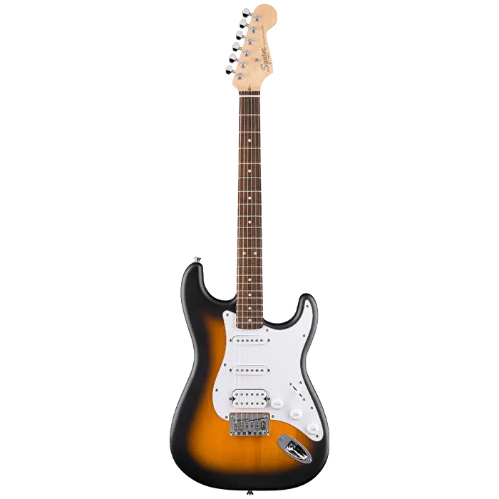 Squier 0379630503 Debut Stratocaster HSS Sabit Köprü Gitar (2-Color Sunburst) | Sabit Köprü (Hardtail) Sunburst Renk ve Başlangıç Dostu Sap