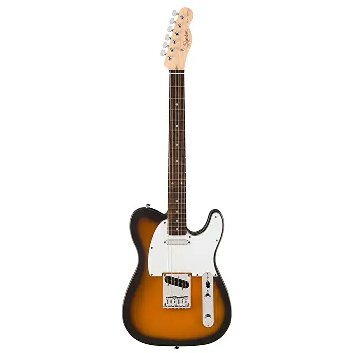 Squier 0379670503 Debut Telecaster Elektro Gitar (2-Color Sunburst) | Başlangıç Seviyesi Telecaster Klasik Sunburst ve Laurel Klavye