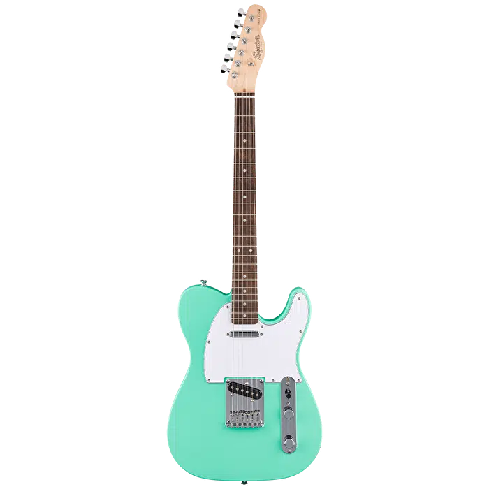 Squier 0379670549 Debut Telecaster Elektro Gitar (Sea Foam Green) | Pastel Yeşil Renk Dayanıklı Donanım ve Net Tonlar