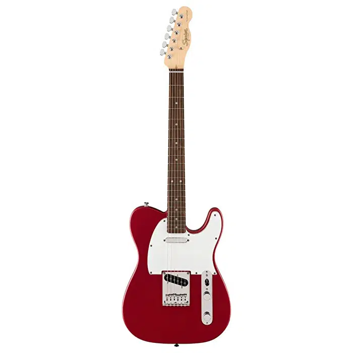 Squier 0379670554 Debut Telecaster Elektro Gitar (Dakota Red) | Kırmızı Renk Telecaster Twang Tonu ve C Sap Profili