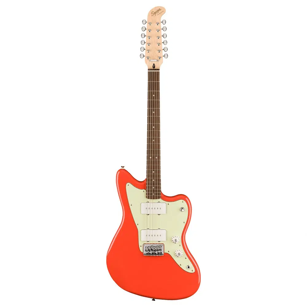 SQUIER 0377050540 LTD Paranormal Jazzmaster XII | Laurel Klavye, F.Red, 12 Telli Elektro Gitar, Vintage Şık Görünüm, Egzotik Tınılar