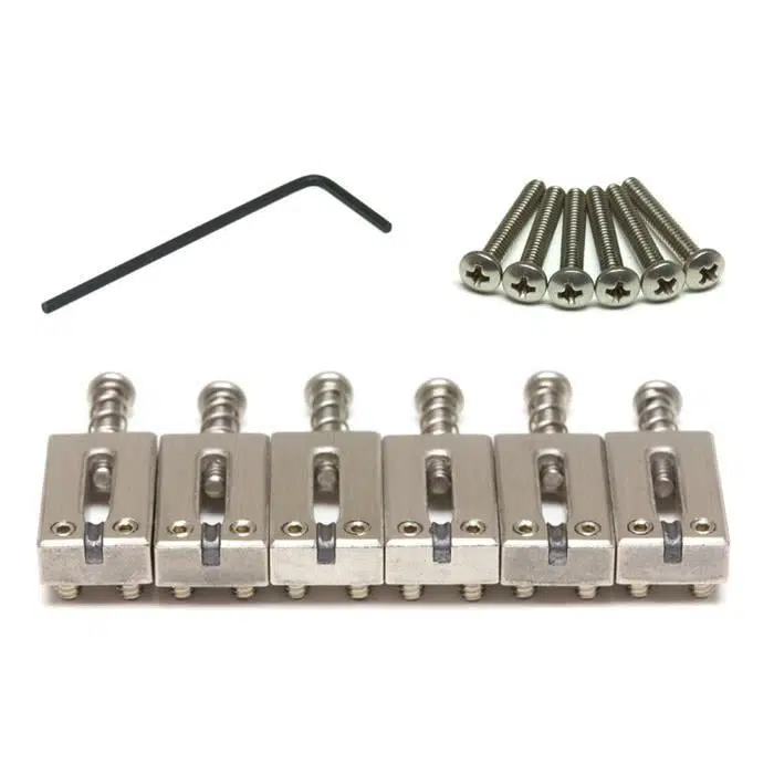 Graph Tech PG-8000-F0 String Saver Classic Strat/Tele Alt Eşik Seti (2 3/16" - Brushed)