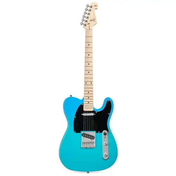 SX SEM2 Elektro Gitar (Blue Glow)