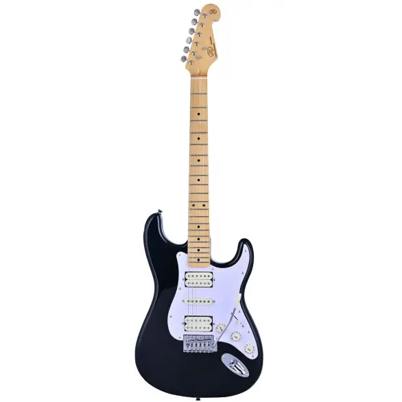SX SST57+/HSH/BK Elektro Gitar (Siyah)