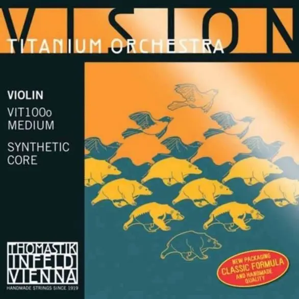 Thomastik VIT100O Vision Titanium Orchestra 4/4 Set Keman Teli (Medium)