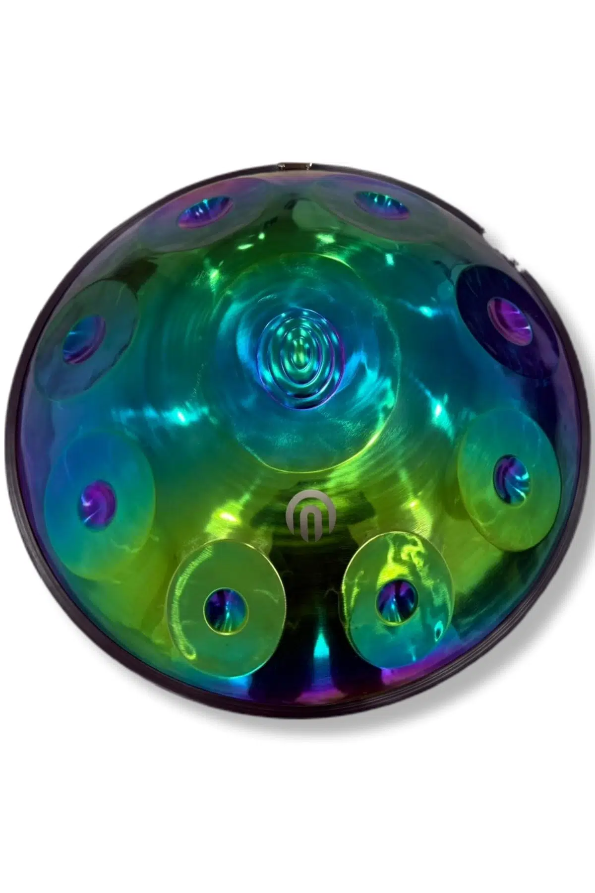 Arsha UF178654 Titanium Handpan Seti | Re Minör, Taşıma Çantası, Bakım Yağı, Renkli Koruyucu Kuşak