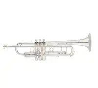 Trompet Shires Custom series Model A TRA Bb silver-plated