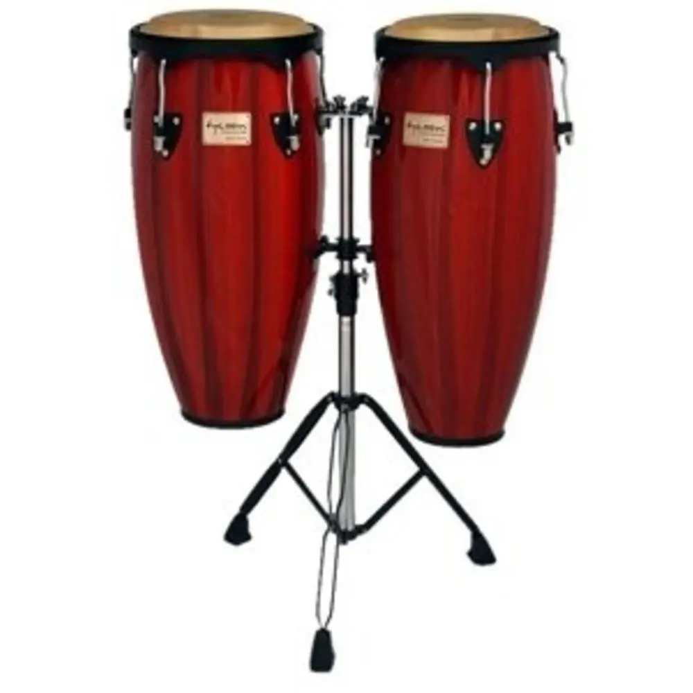 Tycoon Conga TC-91-BHPR-D Artist Series Hand-Painted 10 inç+11 inç Red