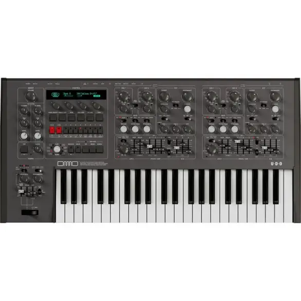 UDO Audio DMNO Black 8 Voice Hybrid Synthesizer Hibrit Analog Synthesizer