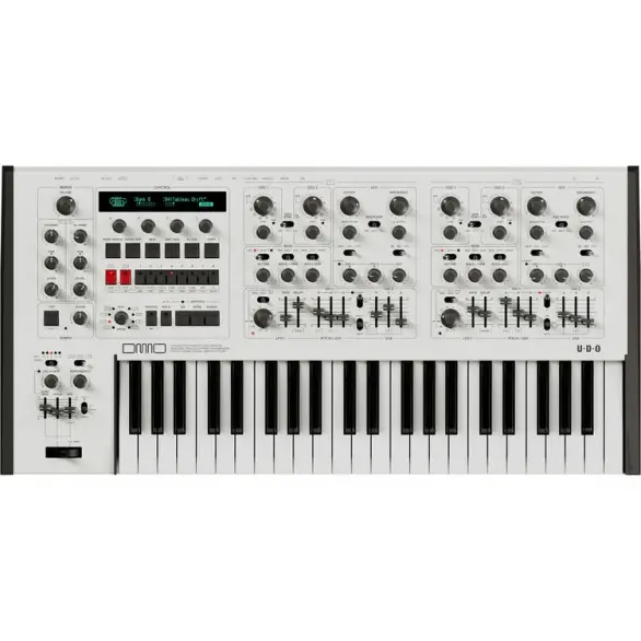 UDO Audio DMNO White 8 Voice Hybrid Synthesizer Hibrit Analog Synthesizer