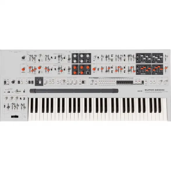 UDO Audio Super Gemini 61 Tuş Analog Hibrit Synthesizer (Beyaz)