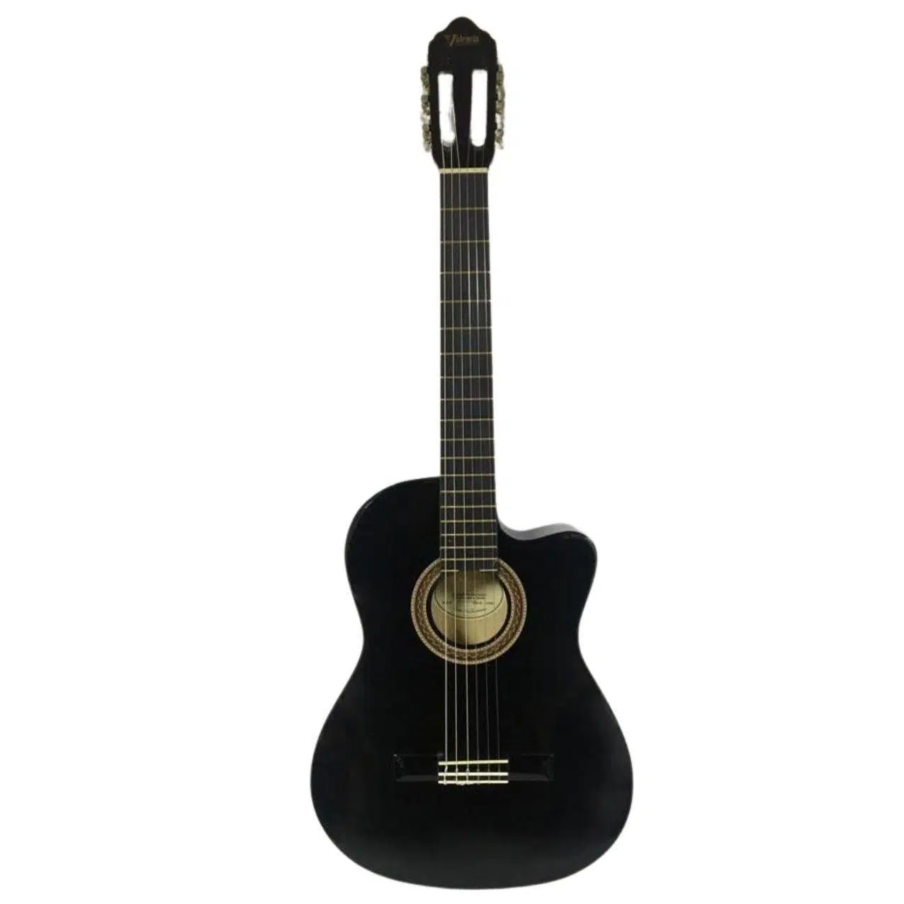 Valencia VC104TCVTBK Elektro Klasik Gitar 4/4 (Siyah) | Ekolayzırlı - Sap Çelikli - Sahneye Hazır