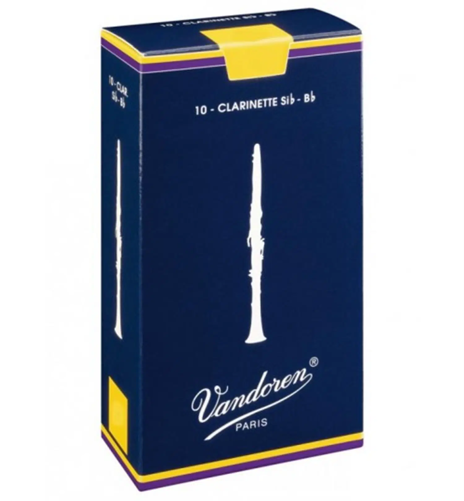 Vandoren Cr101 Traditional Bb Klarnet Kamışı No: 1.0 (eğitim/başlangıç) - 10'lu Kutu | Saf Ve Net Ses Üretimi, Esnek Uç Yapısı İle Kolay Üfleme Ve Hızlı Cevap | Uyum: Tüm Standart Sib Klarnet Bekleri