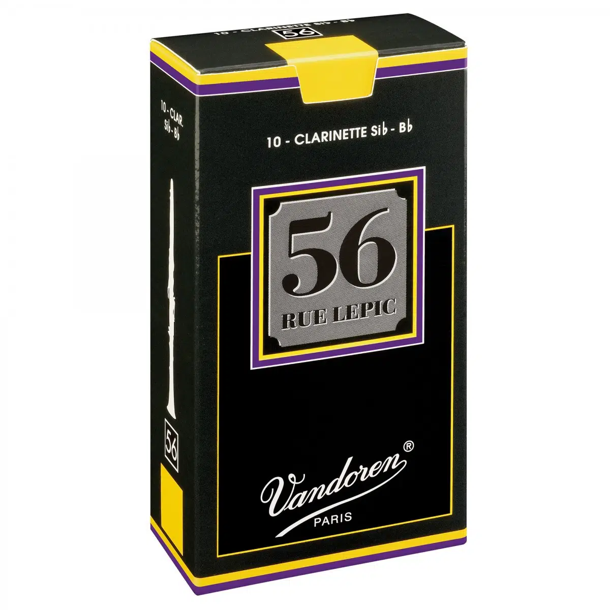 Vandoren CR504 56 Rue Lepic Bb Klarnet Kamışı No: 4.0 (Profesyonel) - 10'lu Kutu | Alman ve Fransız Sistem Arası Özel Seri
