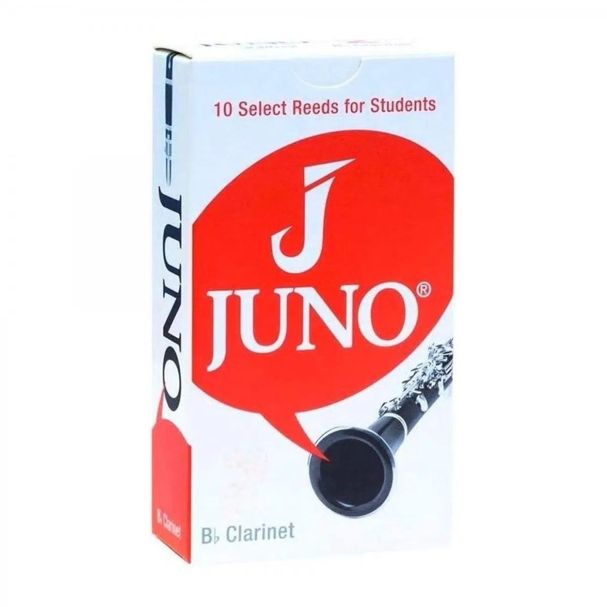 Vandoren JCR012 Juno Sib Klarnet Kamışı No: 2 (Başlangıç) | 10'lu Paket, Juno Özel Kesim, Rahat Üfleme Dinamiği, Dengeli Ton, Sib Klarnet Uyumlu