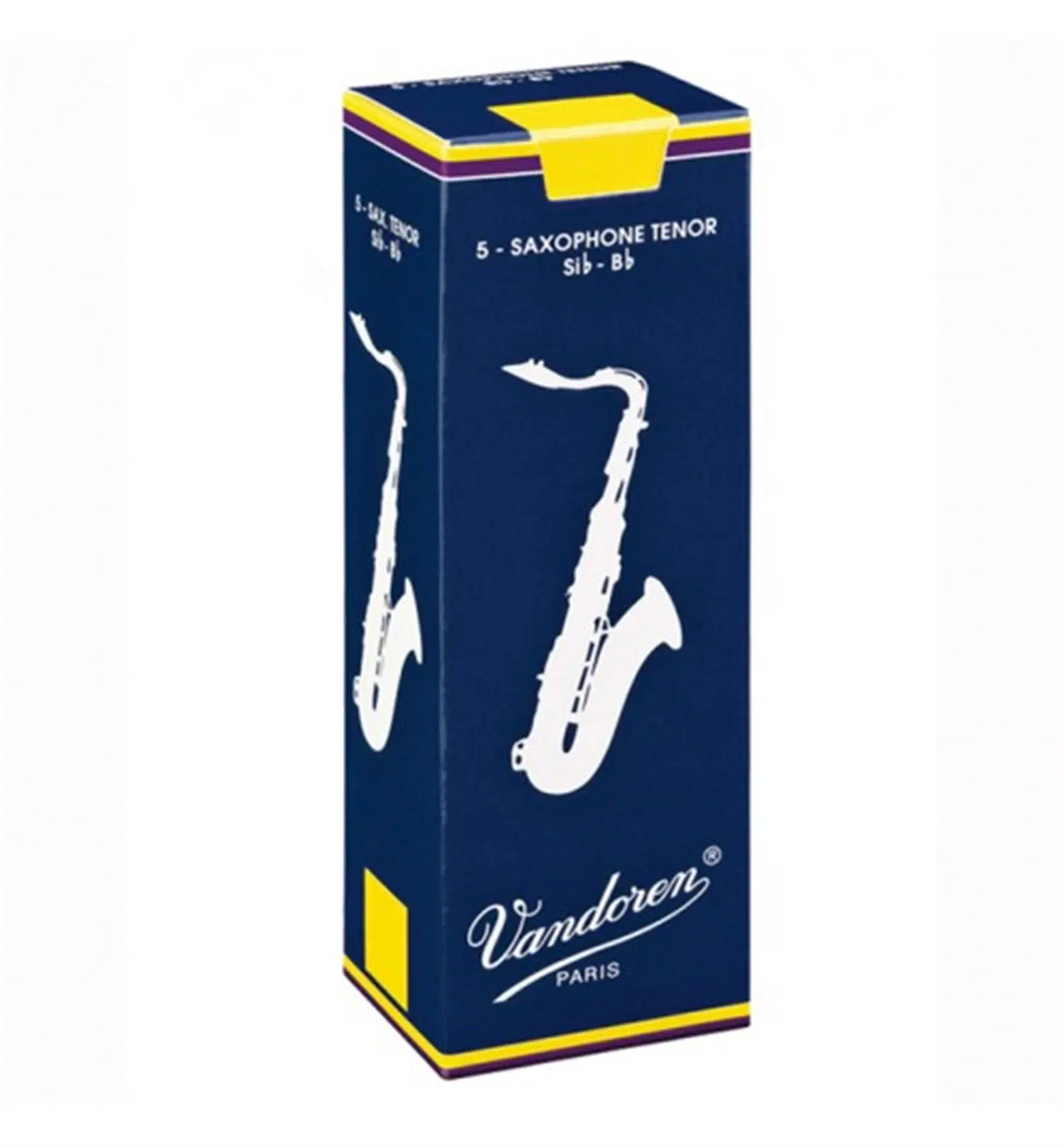 Vandoren SR223 Traditional Tenor Saksafon Kamışı No: 3.0 (Profesyonel) - 5'li Paket | Esnek Üfleme Tepkisi, Tutarlı Malzeme Kalitesi ve Zengin Harmonik İçerik