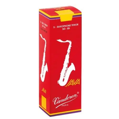 Vandoren SR2715R Java Red Cut Tenor Saksafon Kamışı No: 1.5 (Başlangıç/Caz) - 5'li Paket | Daha Esnek Yapı ve Kolay Titreşim Sağlayan Özel Kesim