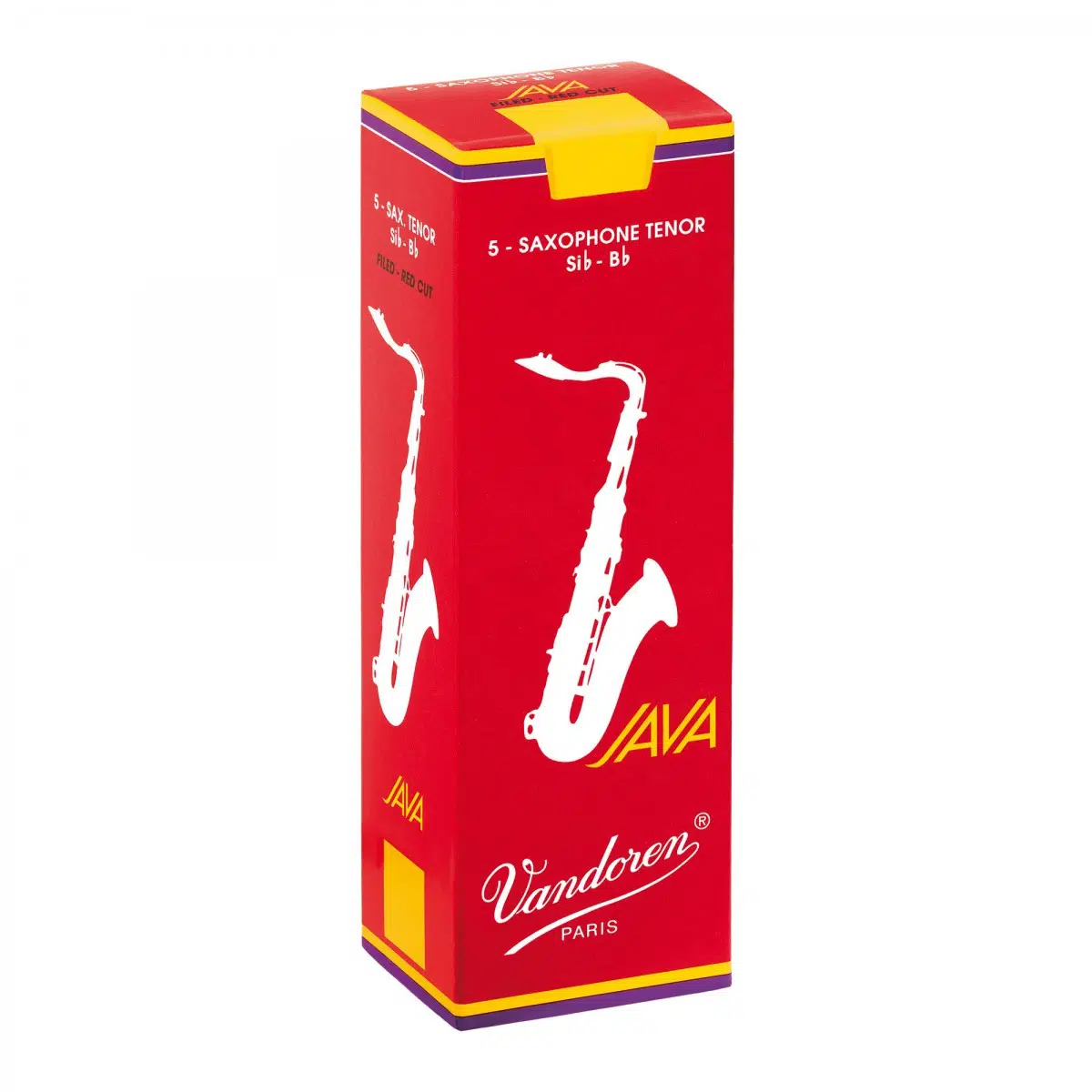 Vandoren SR273R Java Red Tenor Saksafon Kamışı No: 3.0 (Profesyonel/Caz) - 5'li Paket | Modern Müzik İçin Canlı Ton ve Hızlı Tepki Kabiliyeti