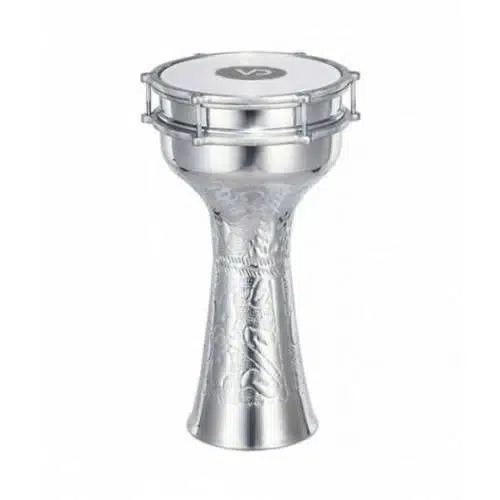 Vatan VTN502 Alüminyum Darbuka El Dövülmüş-No:4 | Çap: 20,5 cm Uzunluk: 37 cm
