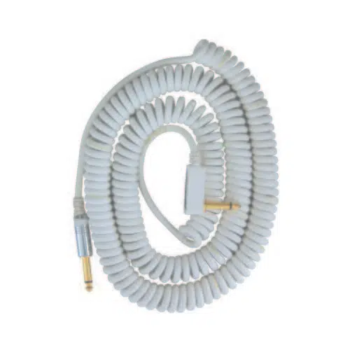 Vox VCC-90-WL Vintage Coiled Cable | Beyaz 9 Metre Spiral Gitar Kablosu