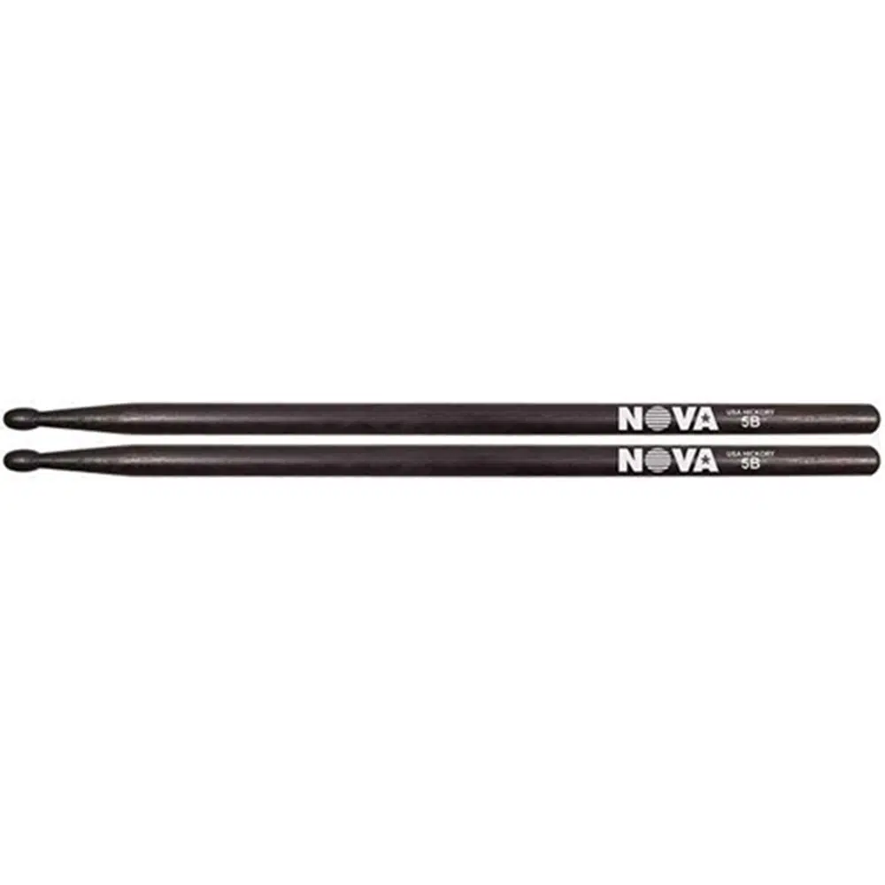Vic Firth N5BB Nova 5B Black Baget | Ekonomik Seri - Siyah Kaplama - Ahşap Uç