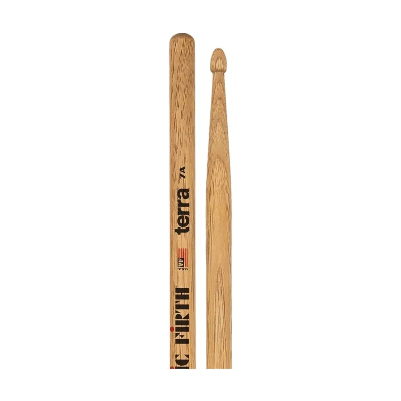 Vic Firth V7AT American Classic 7A Terra Baget | Doğal Cila - Organik Hissiyat - Ahşap Uç
