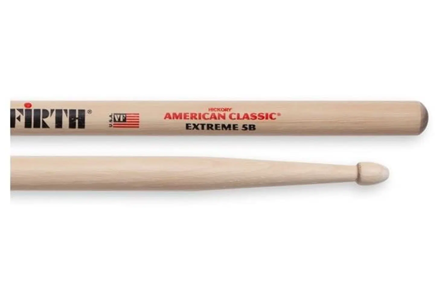 Vic Firth X5B American Classic Extreme 5B Baget | Ekstra Uzunluk - Güçlü Vuruş - Amerikan Hickory