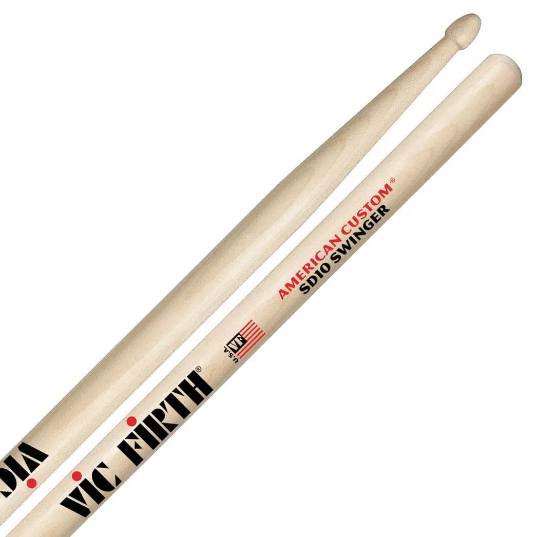 Vic Firth SD10 American Custom Swinger Baget | Akçaağaç - Hızlı Swing - Oval Uç