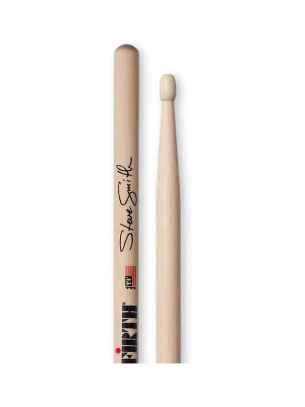 Vic Firth SSS Steve Smith İmza Bageti | Uzatılmış 5A - Oval Uç - Vintage