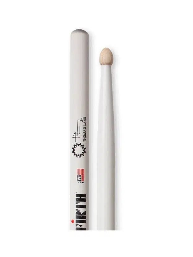 Vic Firth STL Thomas Lang İmza Bageti | Büyük Boyut - Güçlü Atak - Beyaz Kaplama