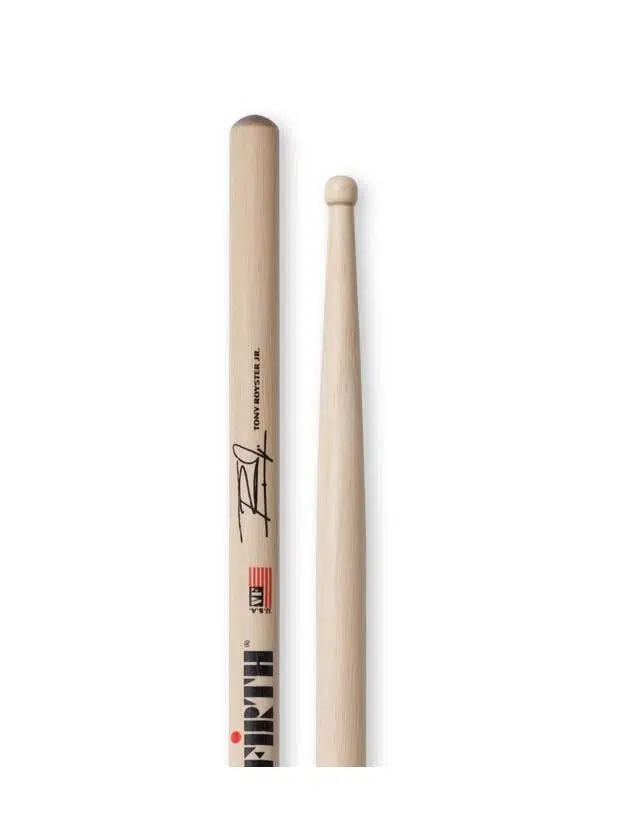 Vic Firth STR Tony Royster Jr. İmza Bageti | Hızlı Tepki - İnce Boyun - Ahşap Uç