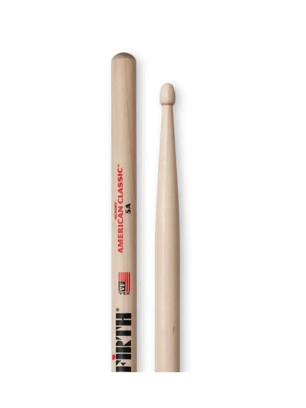 Vic Firth V5A American Classic 5A Baget | Endüstri Standardı - Her Tarza Uygun - Ahşap Uç