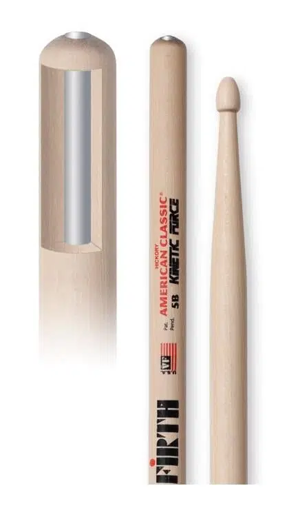 Vic Firth V5BKF American Classic 5B Kinetic Force Baget | Ağırlık Merkezli - Daha Sert Vuruş - Enerji Tasarrufu