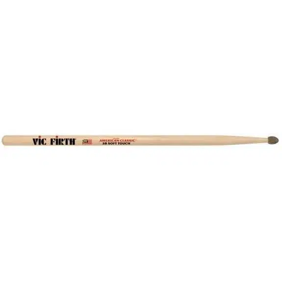 Vic Firth V5BST American Classic 5B Soft Touch Baget | Keçe Uçlu - Sıcak Ton - Sembal Şişirme