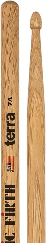 Vic Firth V7AT American Classic 7A Terra Baget | Doğal Cila - Organik Hissiyat - Ahşap Uç
