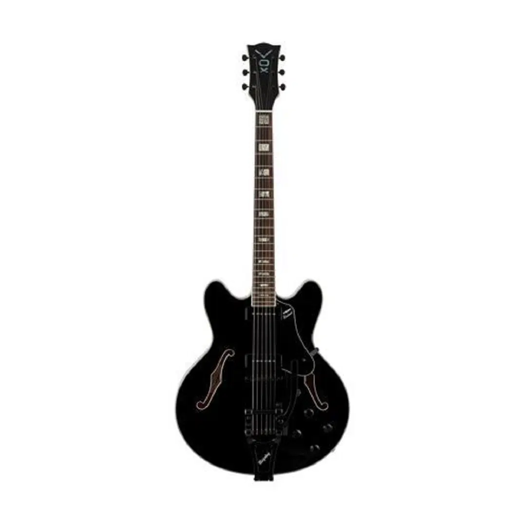Vox BOBCAT V90B-BK | Semi Hollow Body With Bigsby Elektro Gitar
