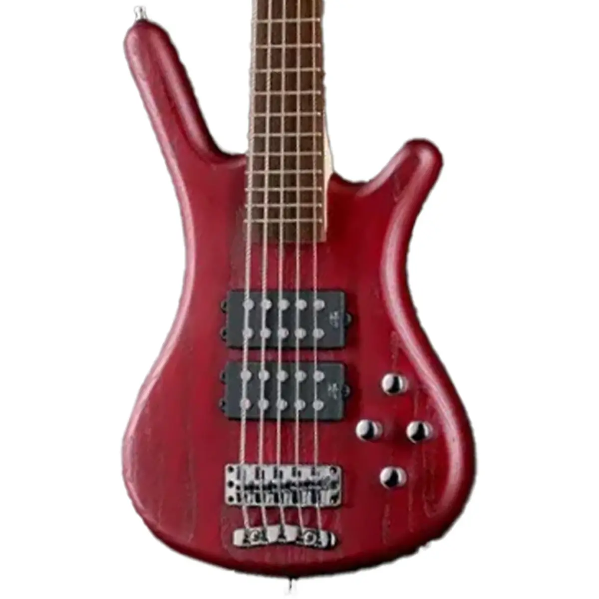 Warwick RockBass Corvette Burgundy Red Transparent Satin 5 Telli Bas Gitar