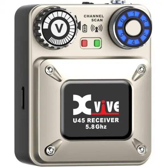 Xvive XV-U45R Kablosuz In-Ear Monitor Sistemi için Sadece Alıcı
