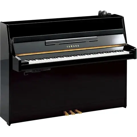 Yamaha B1 SC3PE Silent Akustik Duvar Piyanosu (Parlak Siyah)
